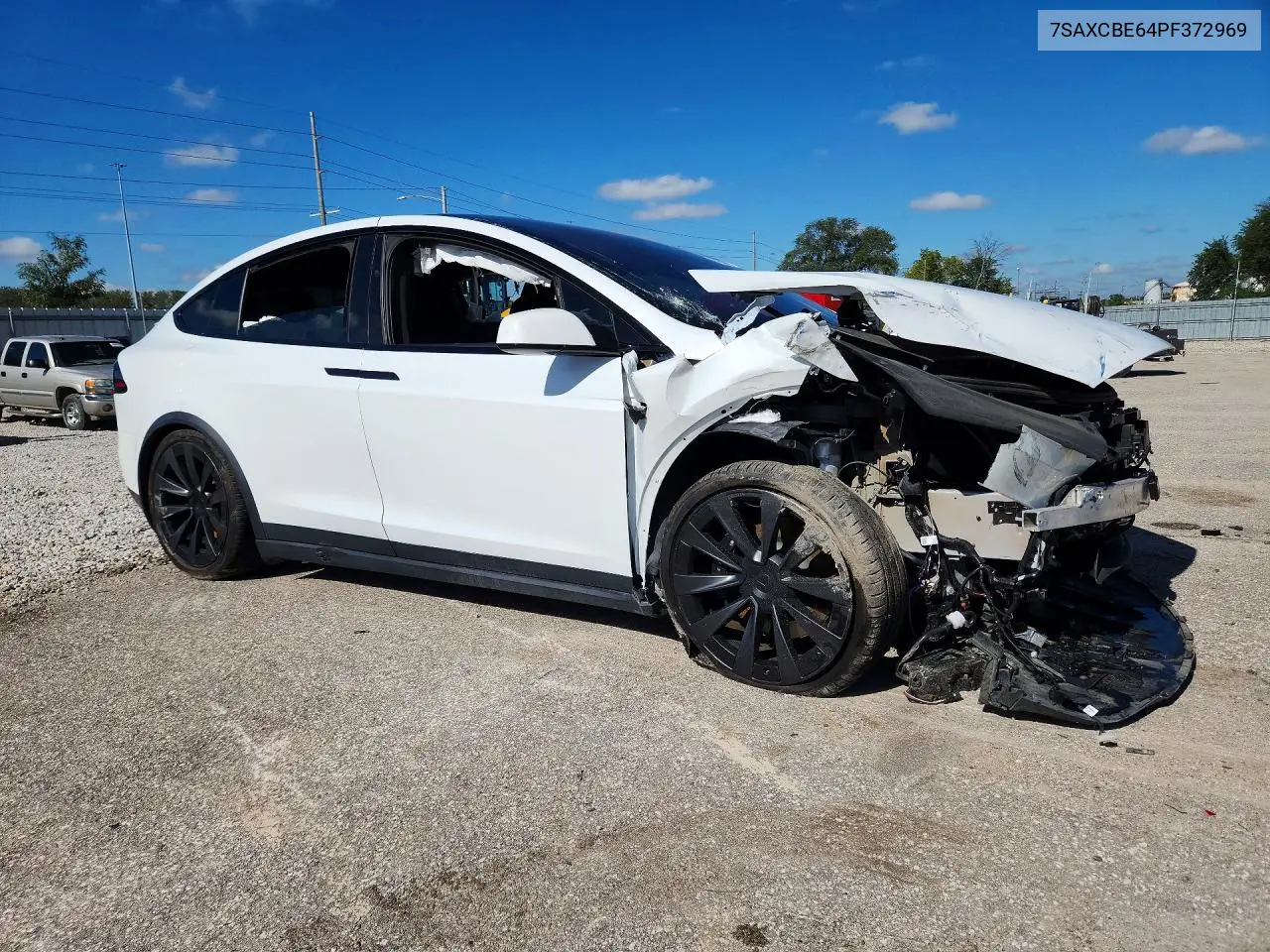 2023 TESLA MODEL X VIN 7SAXCBE64PF372969 — фото 4