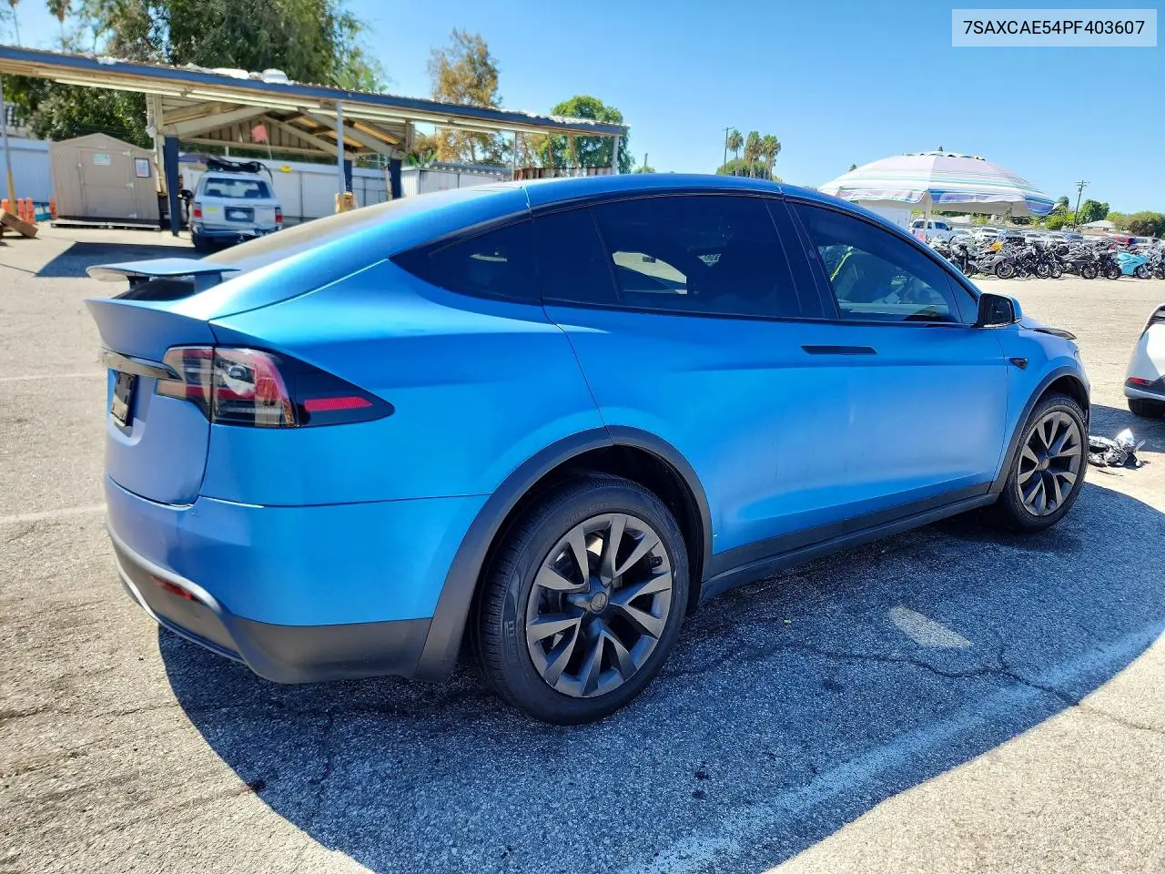 2023 TESLA MODEL X VIN 7SAXCAE54PF403607 — фото 3