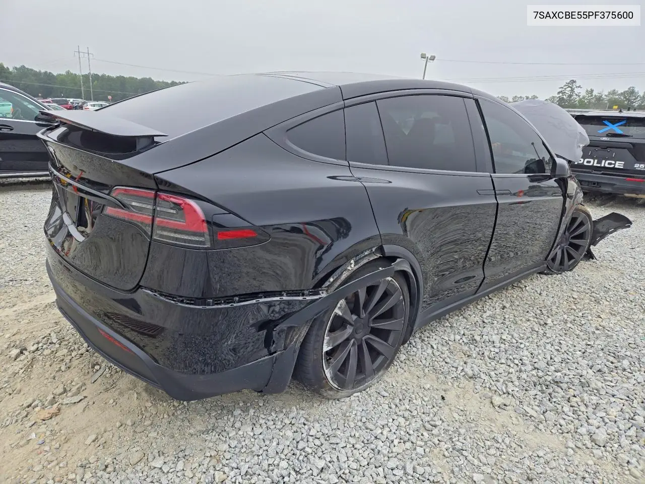 2023 TESLA MODEL X VIN 7SAXCBE55PF375600 — фото 3