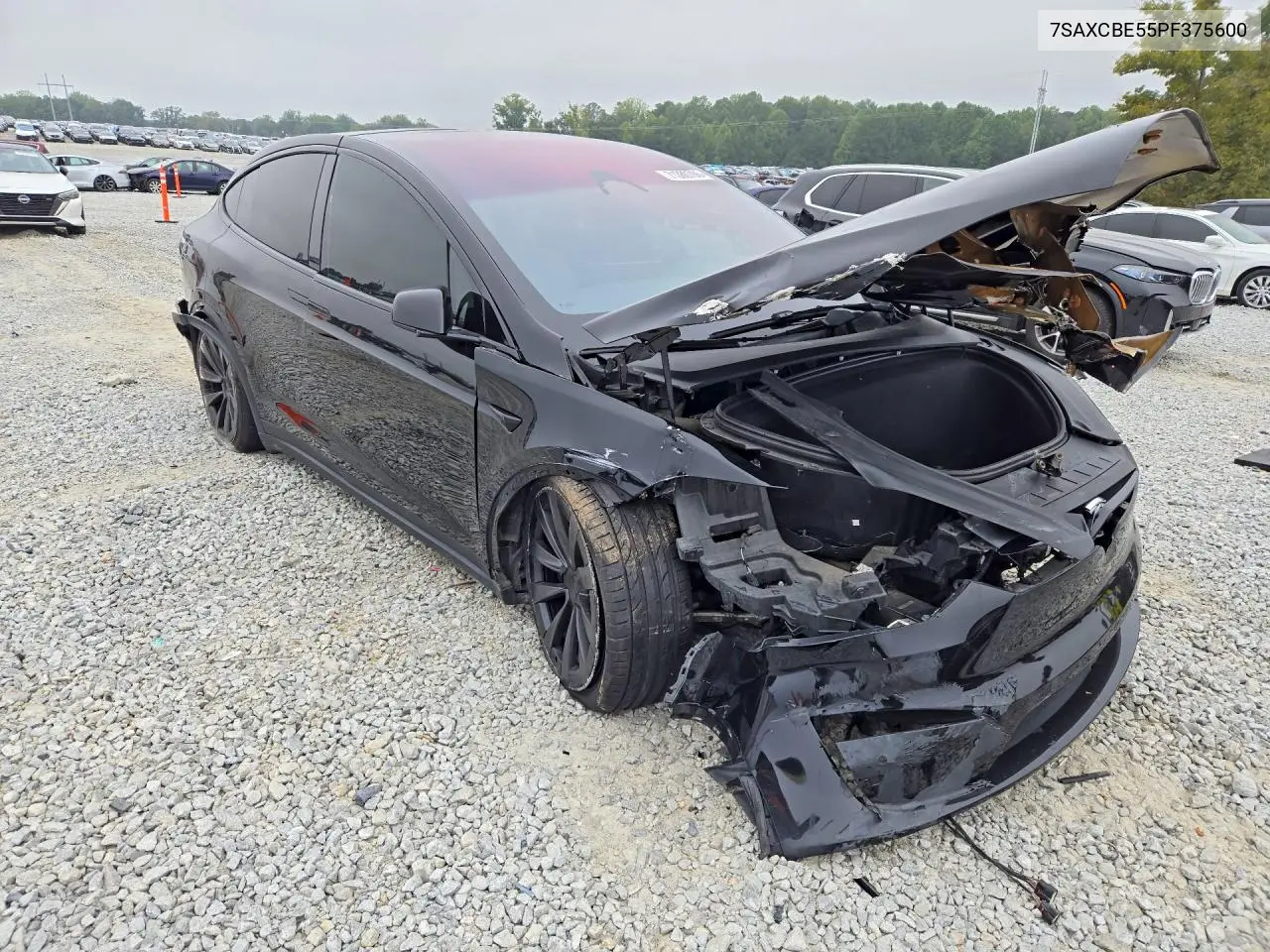 2023 TESLA MODEL X VIN 7SAXCBE55PF375600 — фото 4