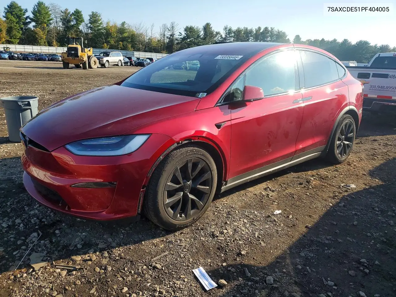 TESLA MODEL X 2023, VIN 7SAXCDE51PF404005