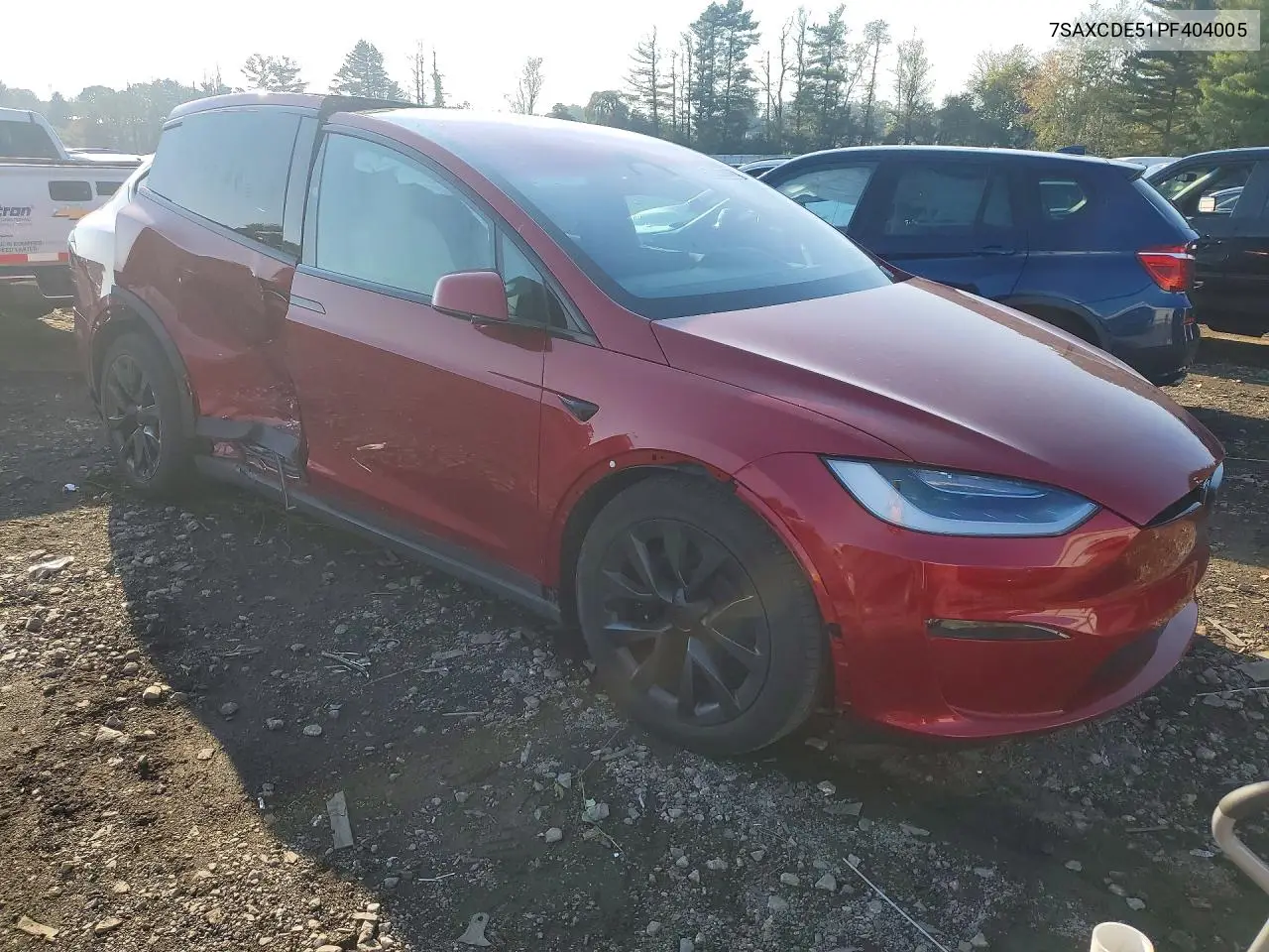 2023 TESLA MODEL X VIN 7SAXCDE51PF404005 — фото 4