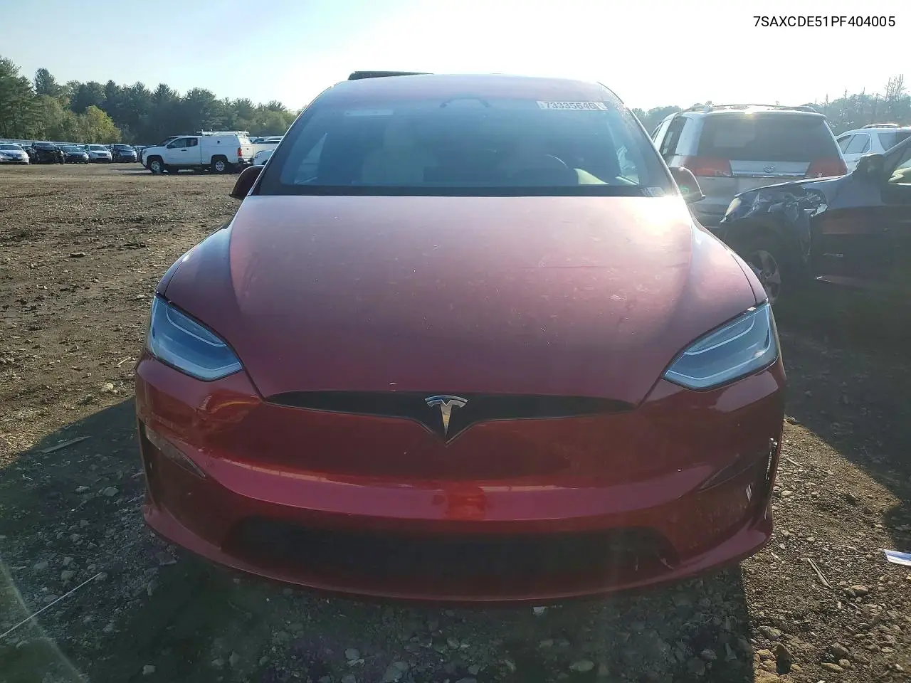 2023 TESLA MODEL X VIN 7SAXCDE51PF404005 — фото 5