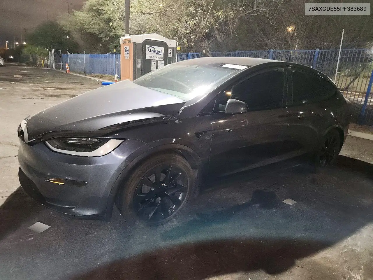 TESLA MODEL X 2023, VIN 7SAXCDE55PF383689