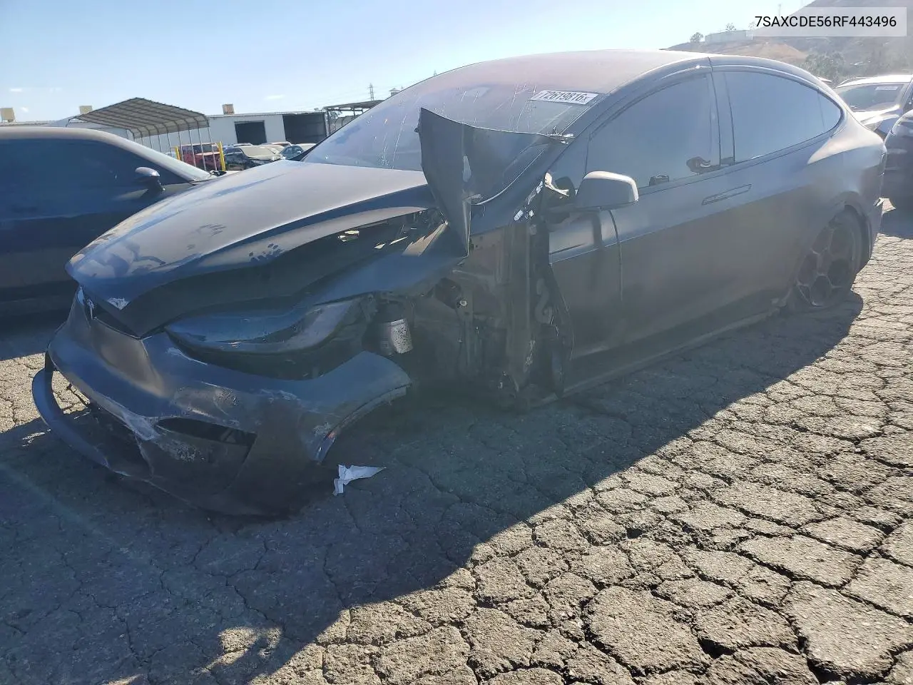 TESLA MODEL X 2024, VIN 7SAXCDE56RF443496