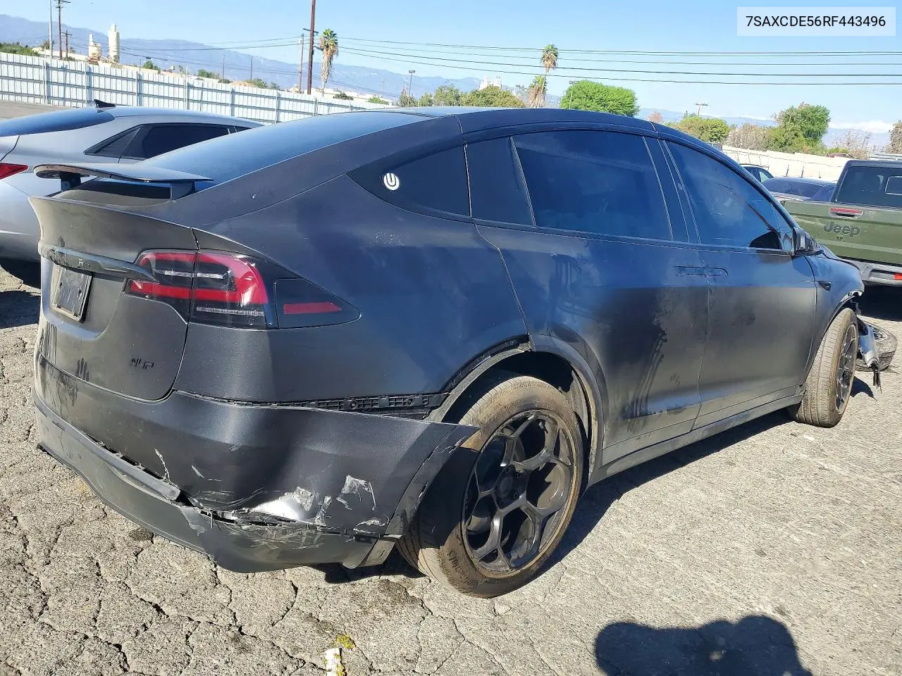 2024 TESLA MODEL X VIN 7SAXCDE56RF443496 — фото 3