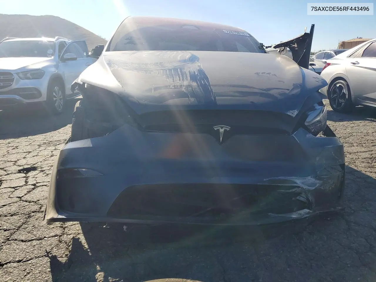 2024 TESLA MODEL X VIN 7SAXCDE56RF443496 — фото 5