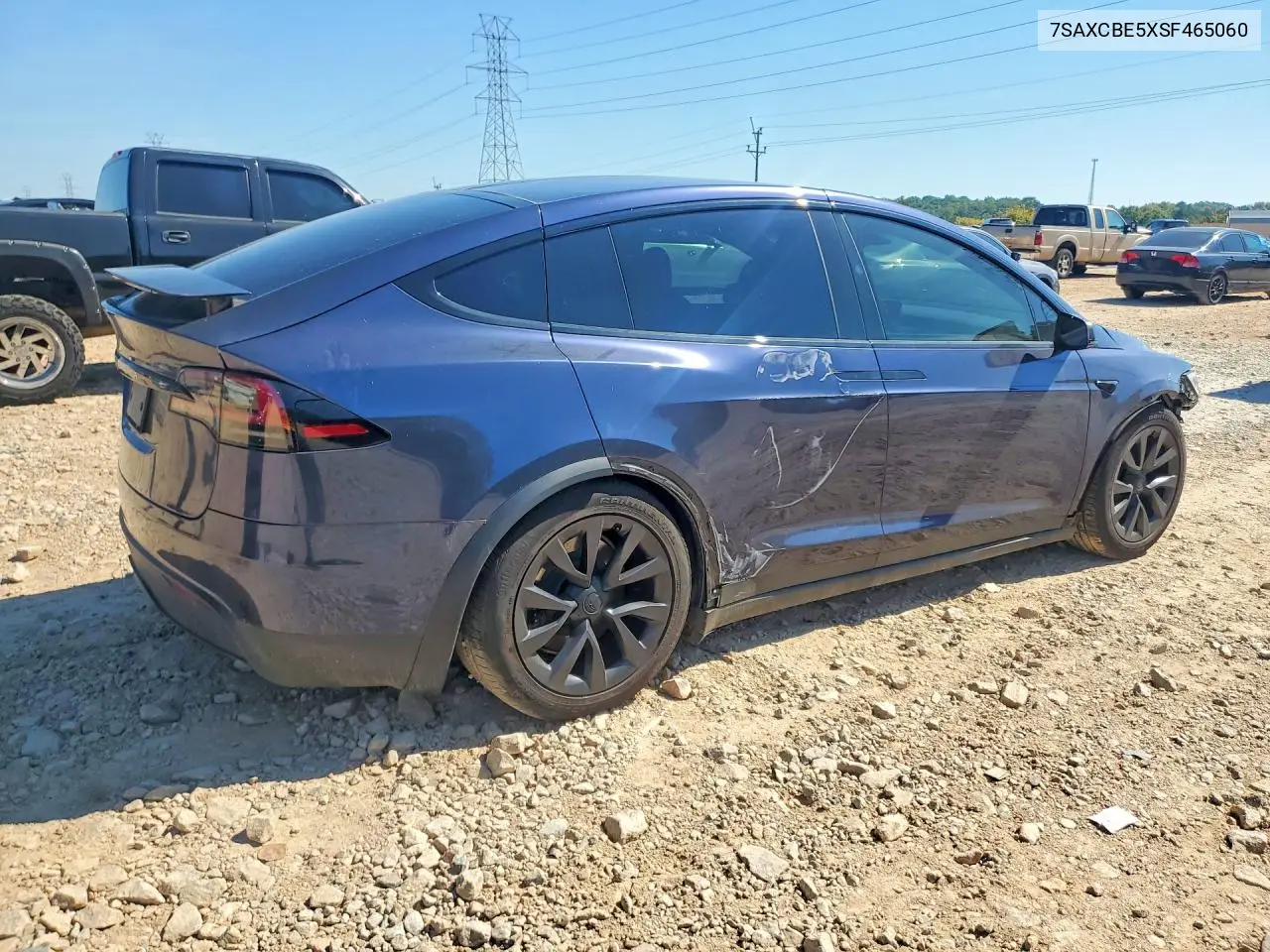 2025 TESLA MODEL X VIN 7SAXCBE5XSF465060 — фото 3