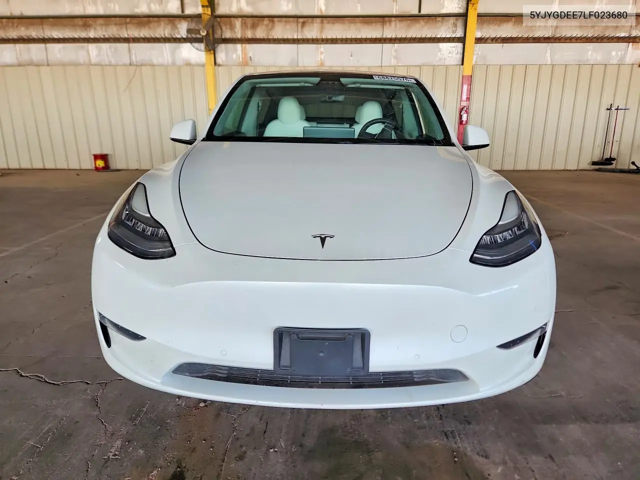 2020 TESLA MODEL Y VIN 5YJYGDEE7LF023680 — фото 5