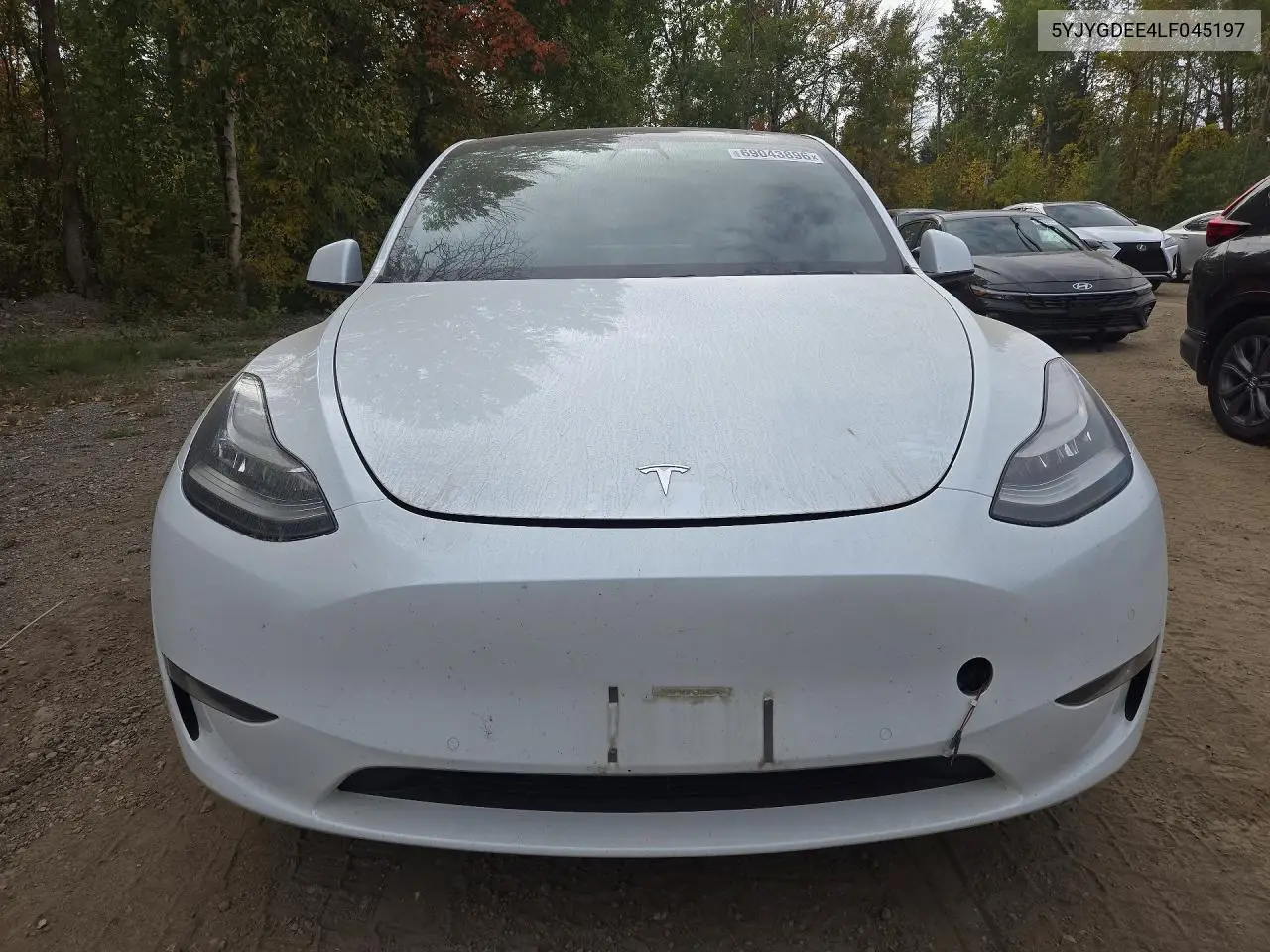 2020 TESLA MODEL Y VIN 5YJYGDEE4LF045197 — фото 5