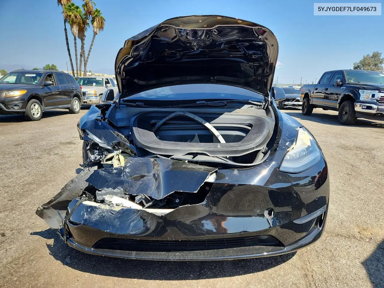 2020 TESLA MODEL Y VIN 5YJYGDEF7LF049673 — фото 5