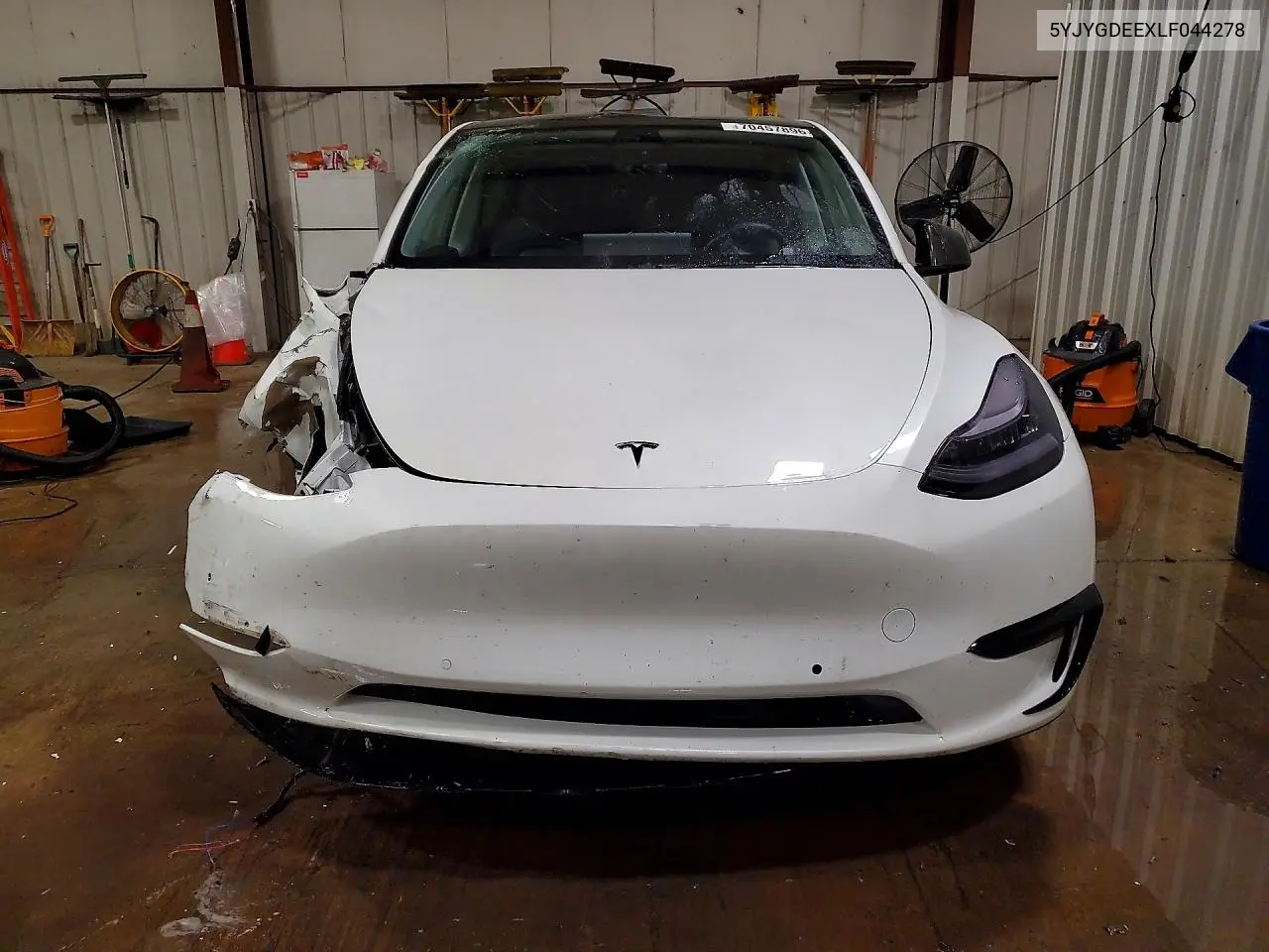 2020 TESLA MODEL Y VIN 5YJYGDEEXLF044278 — фото 5