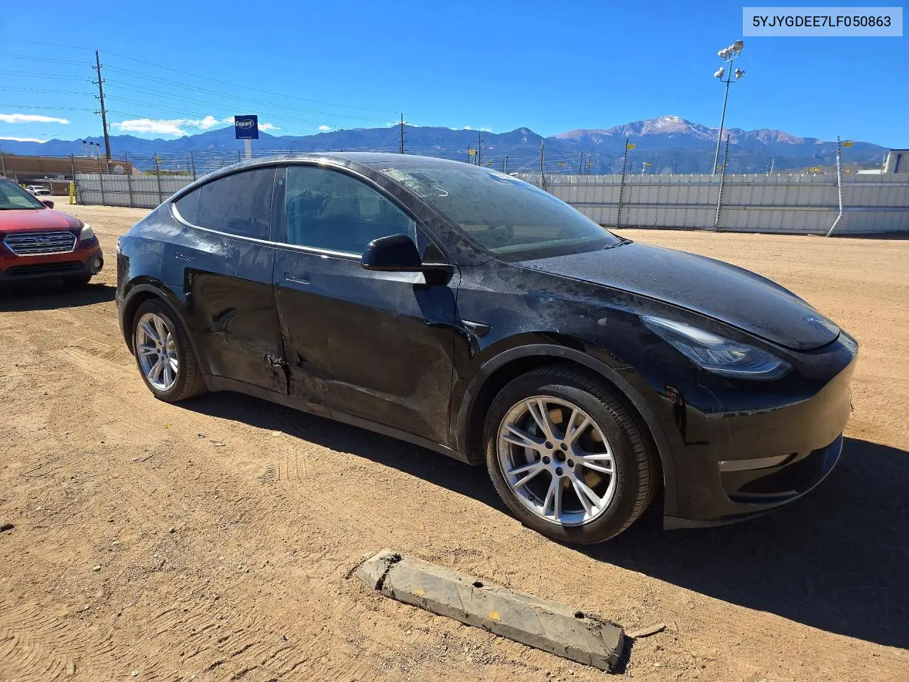 2020 TESLA MODEL Y VIN 5YJYGDEE7LF050863 — фото 4