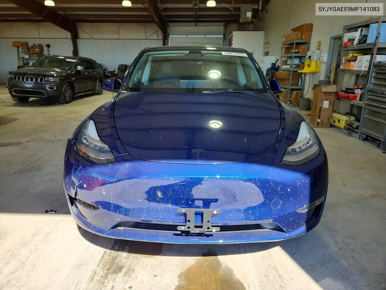 2021 TESLA MODEL Y VIN 5YJYGAEE9MF141083 — фото 5