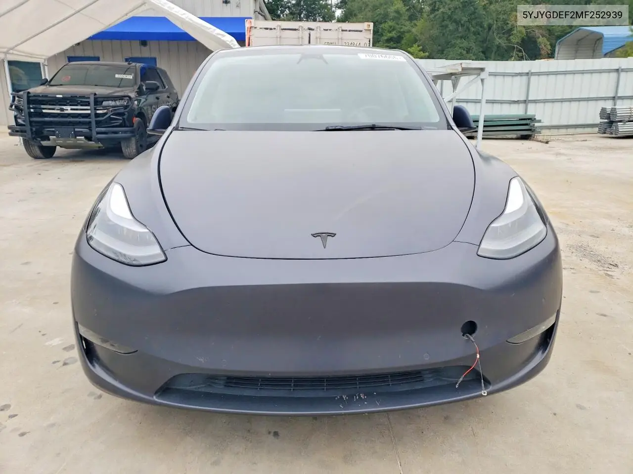 2021 TESLA MODEL Y VIN 5YJYGDEF2MF252939 — фото 5