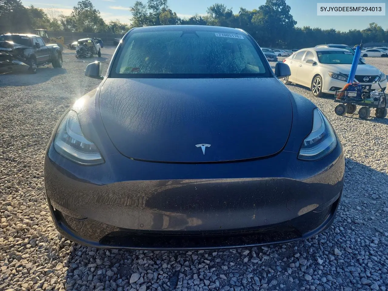 2021 TESLA MODEL Y VIN 5YJYGDEE5MF294013 — фото 5