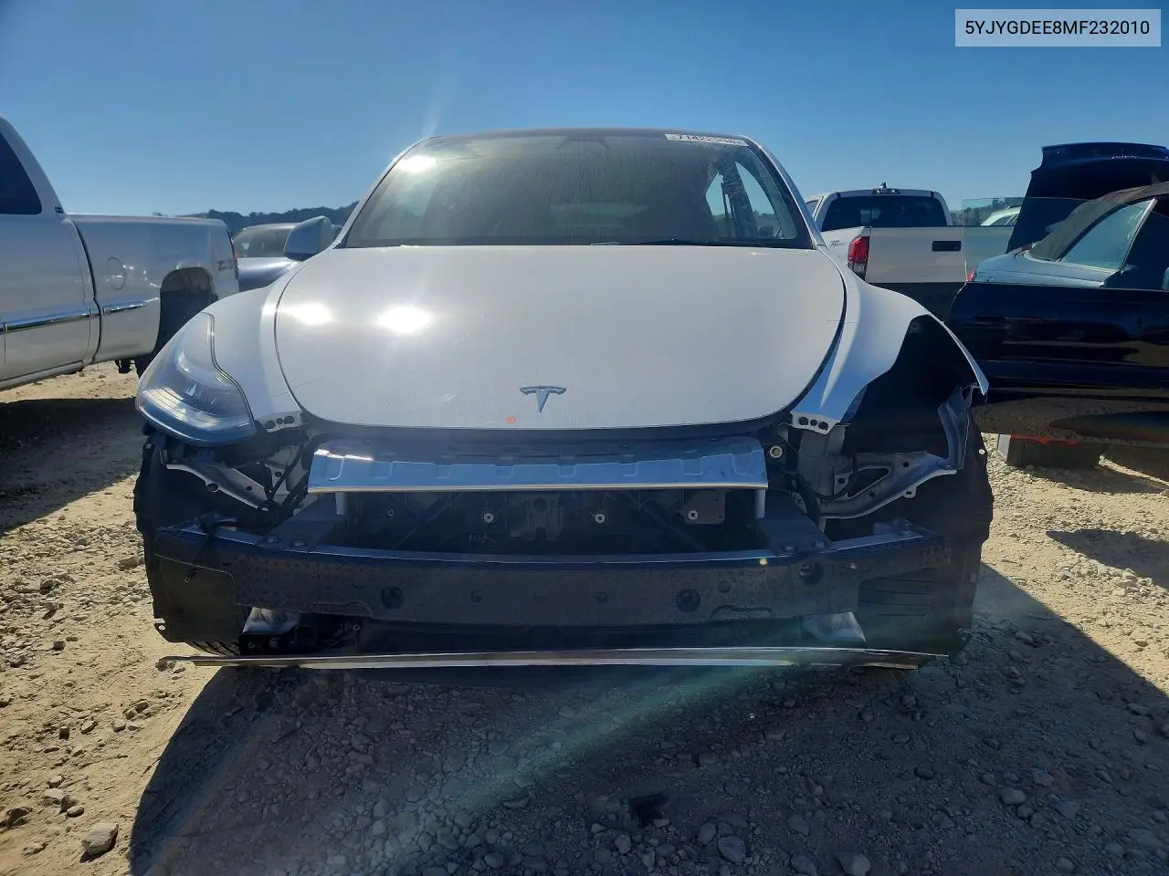 2021 TESLA MODEL Y VIN 5YJYGDEE8MF232010 — фото 5