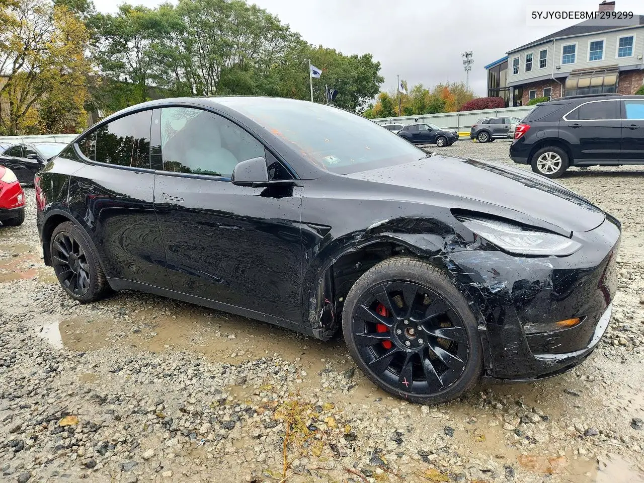 2021 TESLA MODEL Y VIN 5YJYGDEE8MF299299 — фото 4