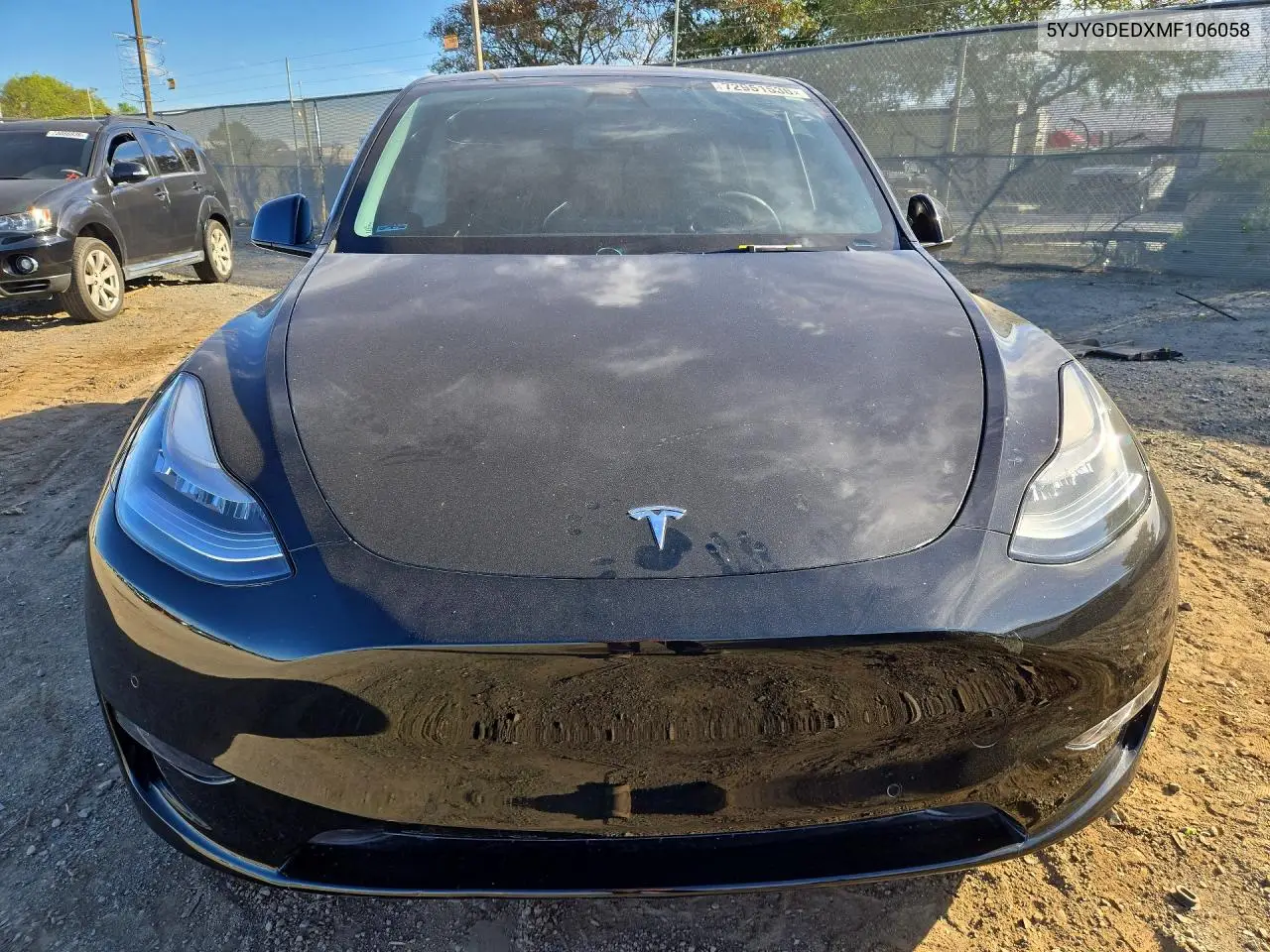2021 TESLA MODEL Y VIN 5YJYGDEDXMF106058 — фото 5