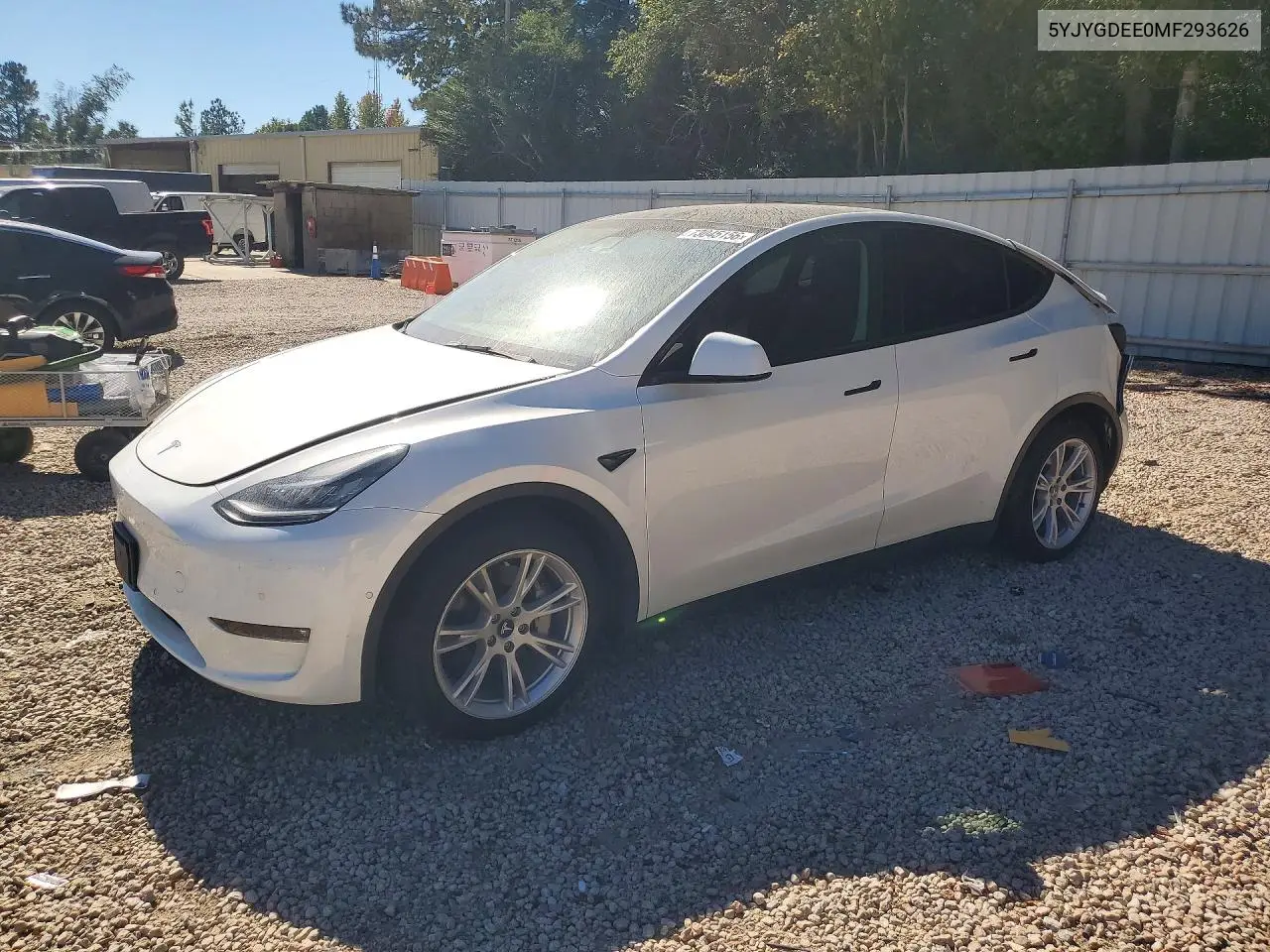 TESLA MODEL Y 2021, VIN 5YJYGDEE0MF293626