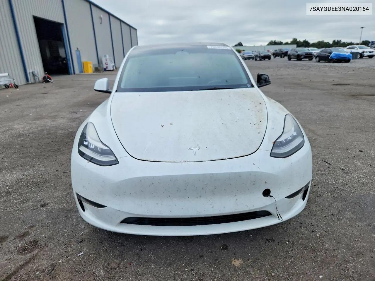 2022 TESLA MODEL Y VIN 7SAYGDEE3NA020164 — фото 5