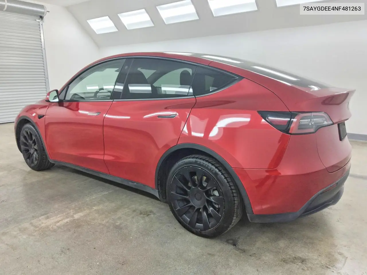 2022 TESLA MODEL Y VIN 7SAYGDEE4NF481263 — фото 2