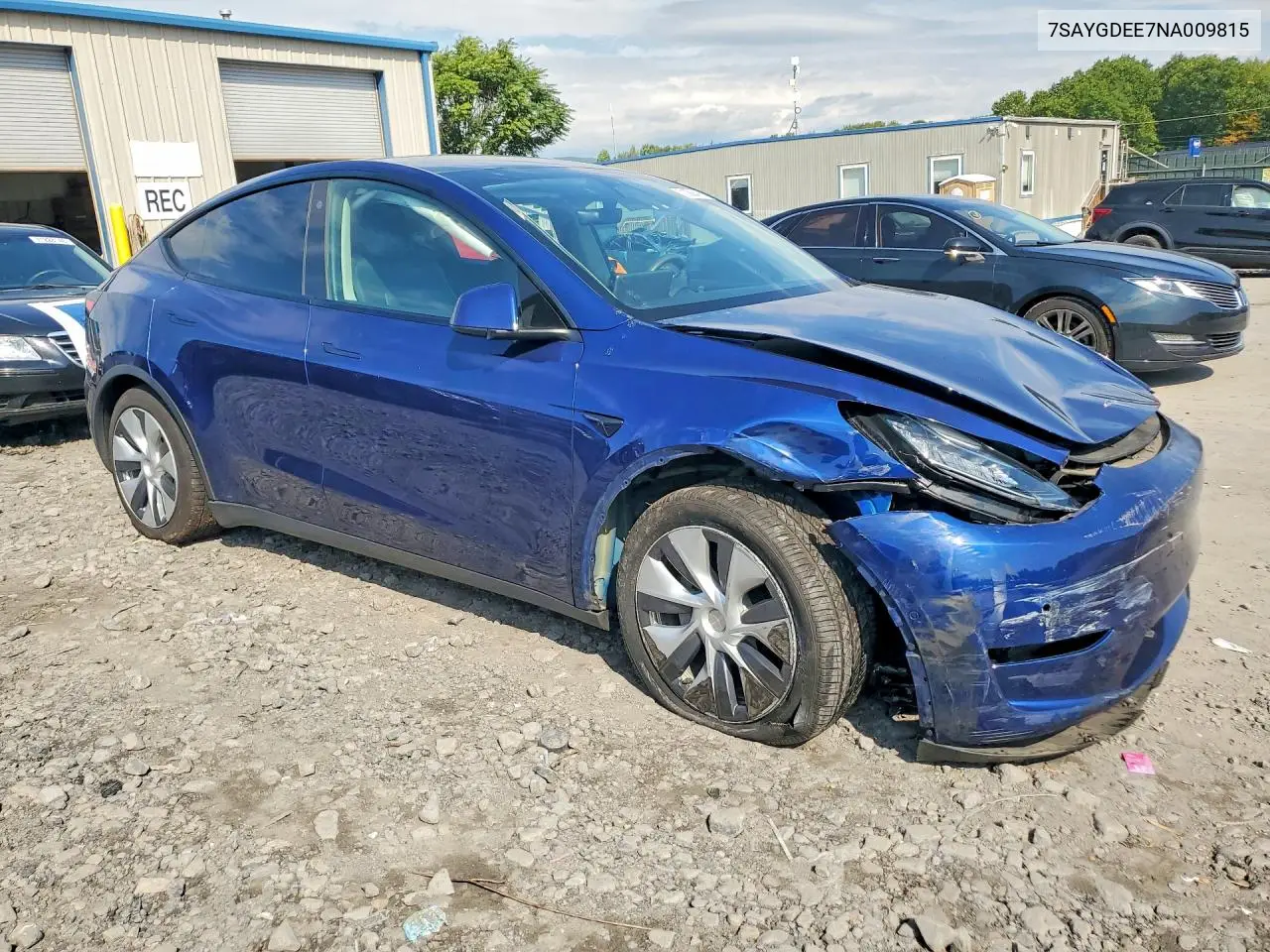 2022 TESLA MODEL Y VIN 7SAYGDEE7NA009815 — фото 4