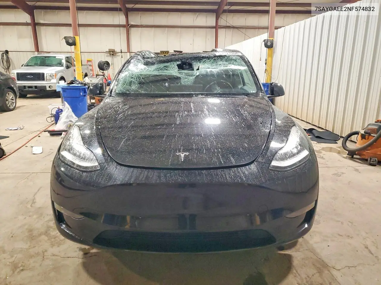 2022 TESLA MODEL Y VIN 7SAYGAEE2NF574832 — фото 5