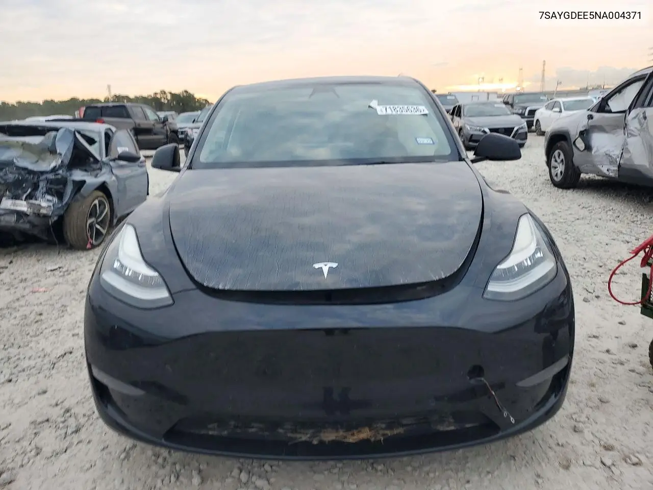 2022 TESLA MODEL Y VIN 7SAYGDEE5NA004371 — фото 5