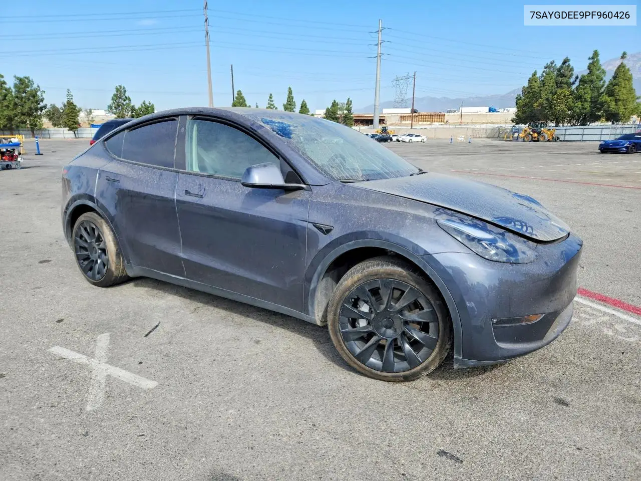 2023 TESLA MODEL Y VIN 7SAYGDEE9PF960426 — фото 4