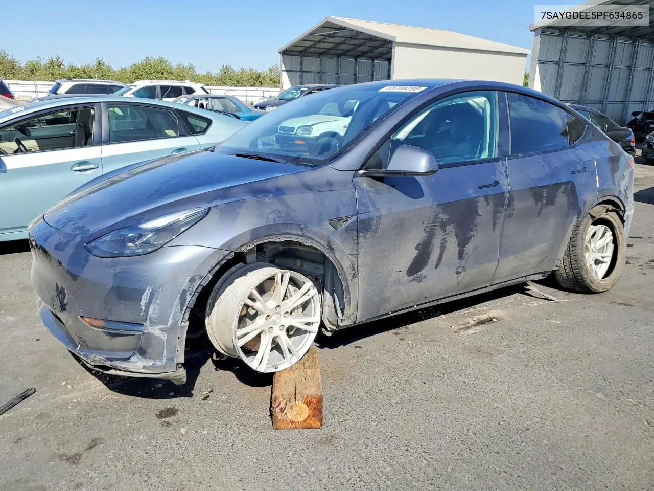 TESLA MODEL Y 2023, VIN 7SAYGDEE5PF634865