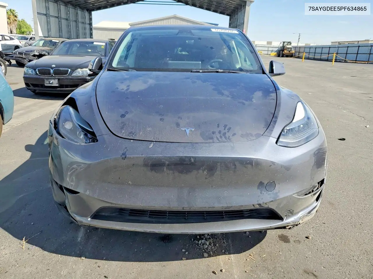 2023 TESLA MODEL Y VIN 7SAYGDEE5PF634865 — фото 5