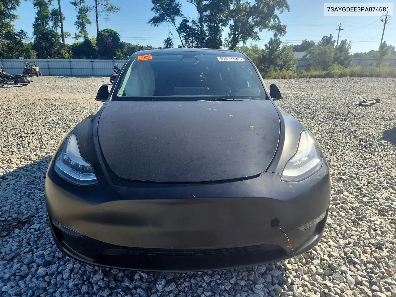 2023 TESLA MODEL Y VIN 7SAYGDEE3PA074681 — фото 5
