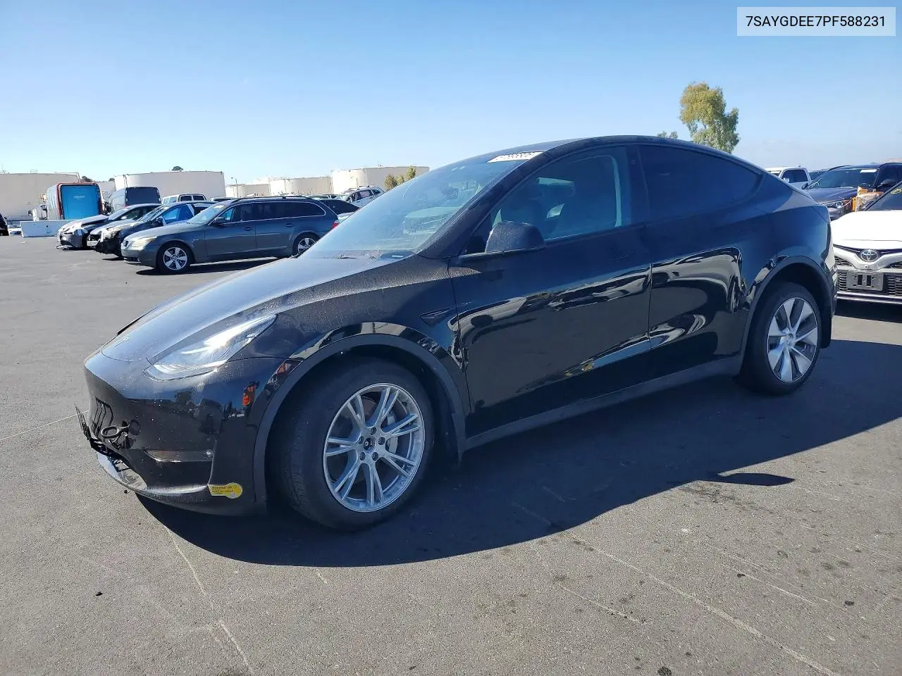 TESLA MODEL Y 2023, VIN 7SAYGDEE7PF588231