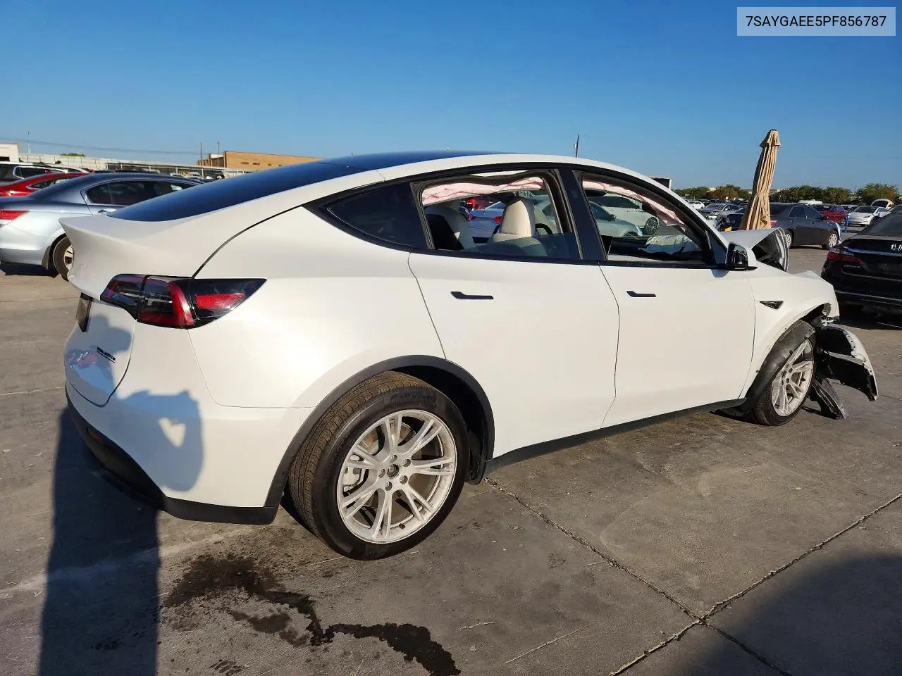 2023 TESLA MODEL Y VIN 7SAYGAEE5PF856787 — фото 3