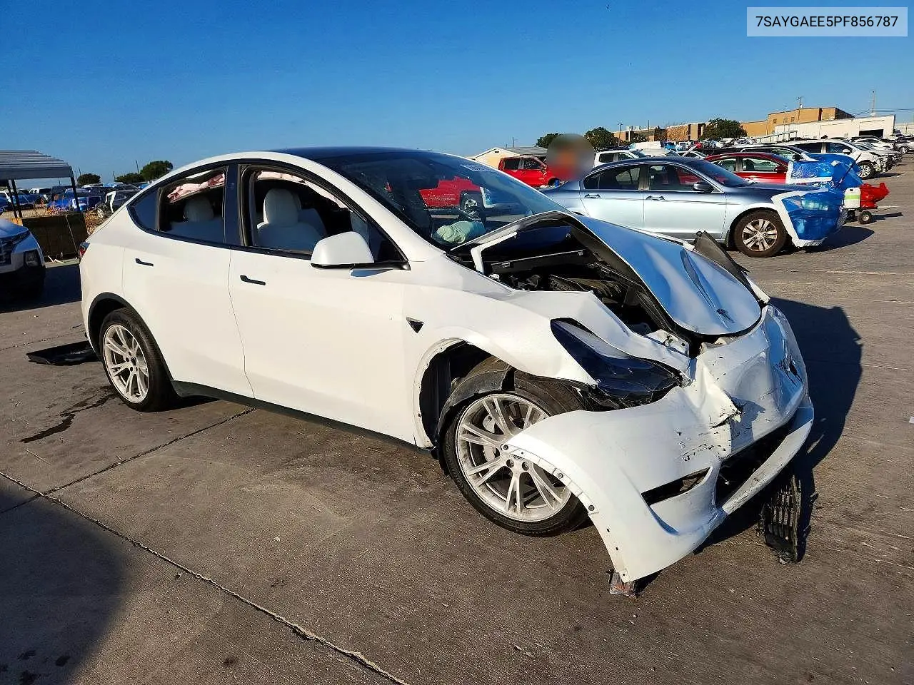 2023 TESLA MODEL Y VIN 7SAYGAEE5PF856787 — фото 4
