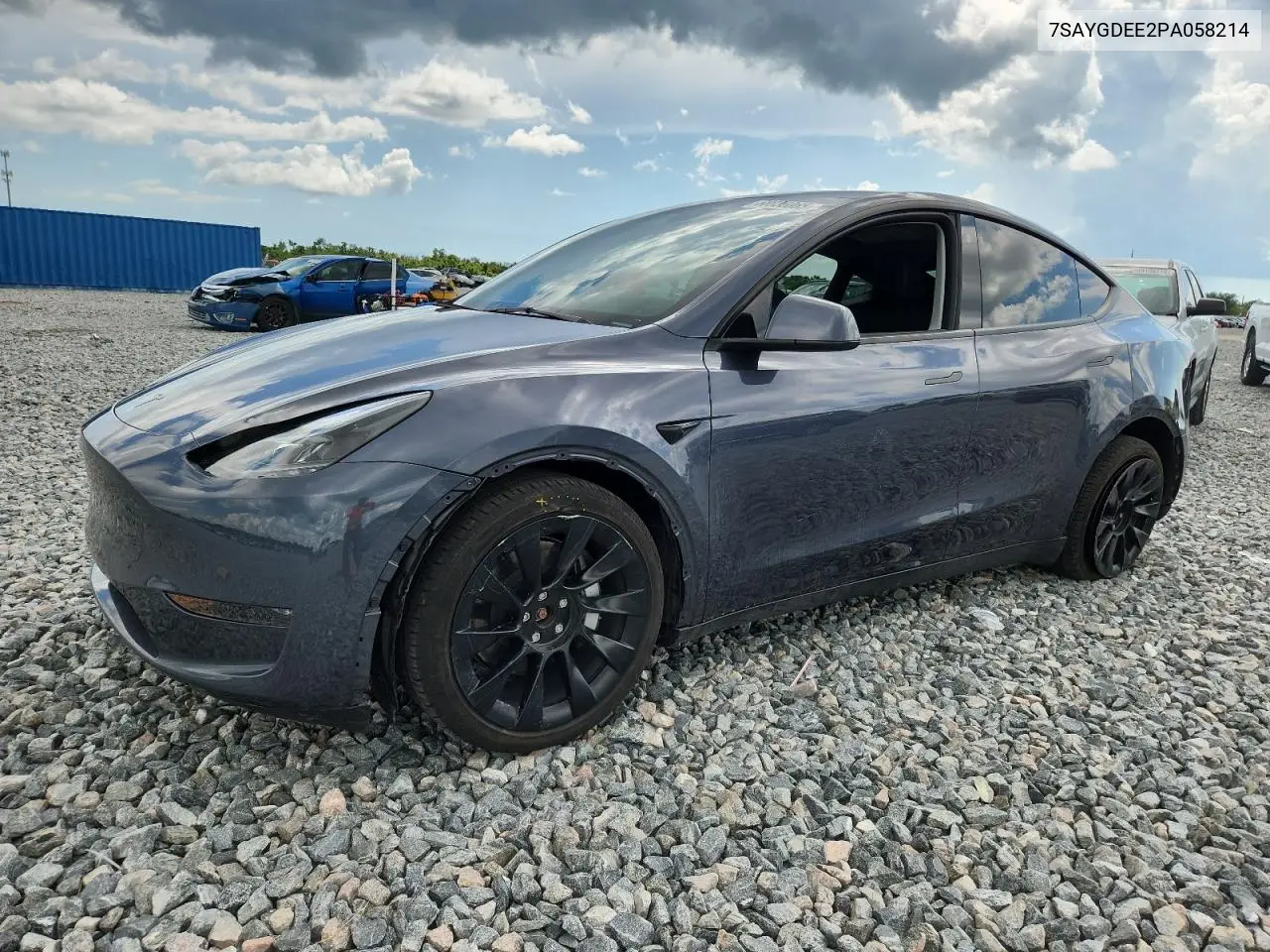 TESLA MODEL Y 2023, VIN 7SAYGDEE2PA058214
