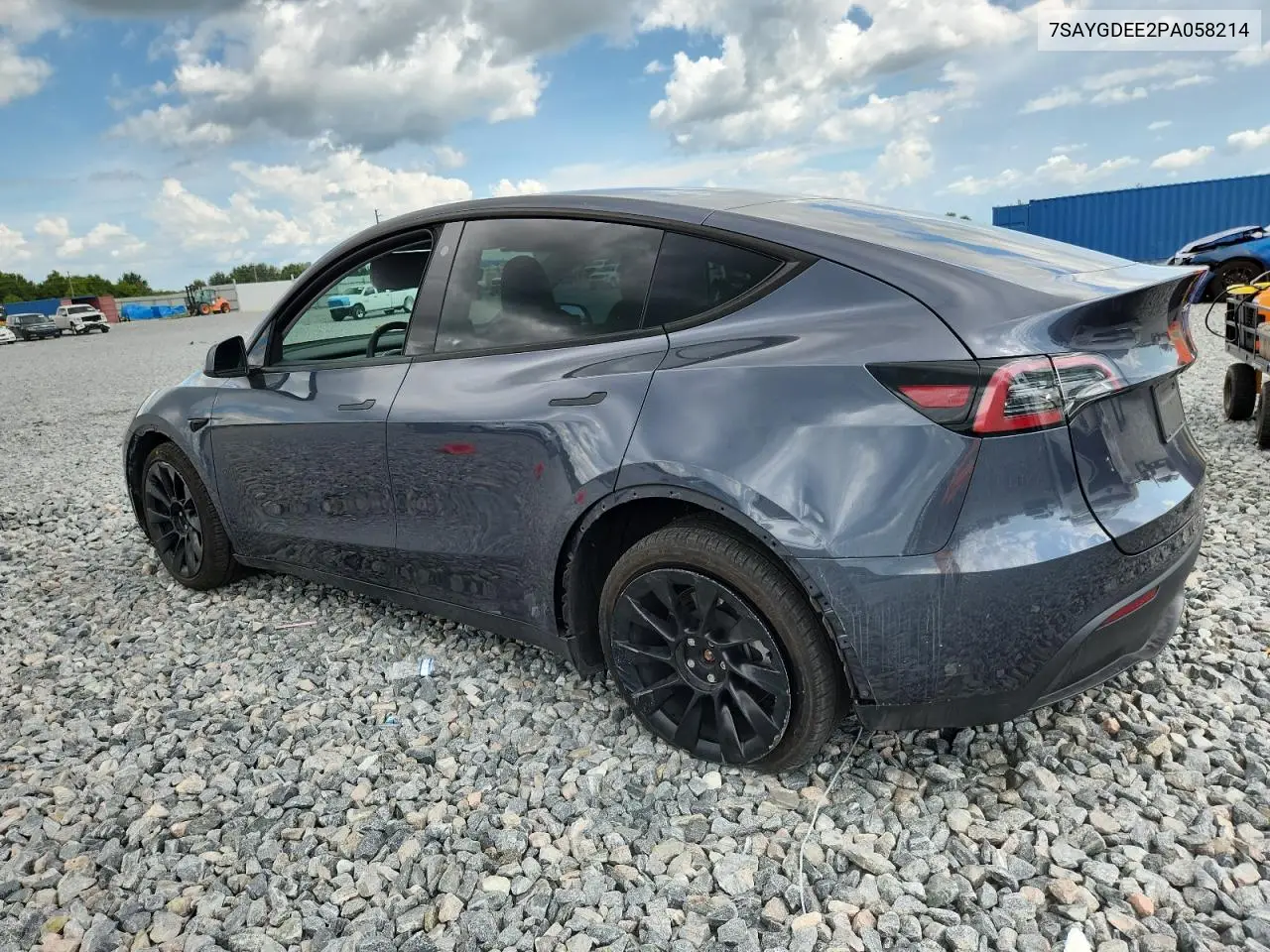 2023 TESLA MODEL Y VIN 7SAYGDEE2PA058214 — фото 2
