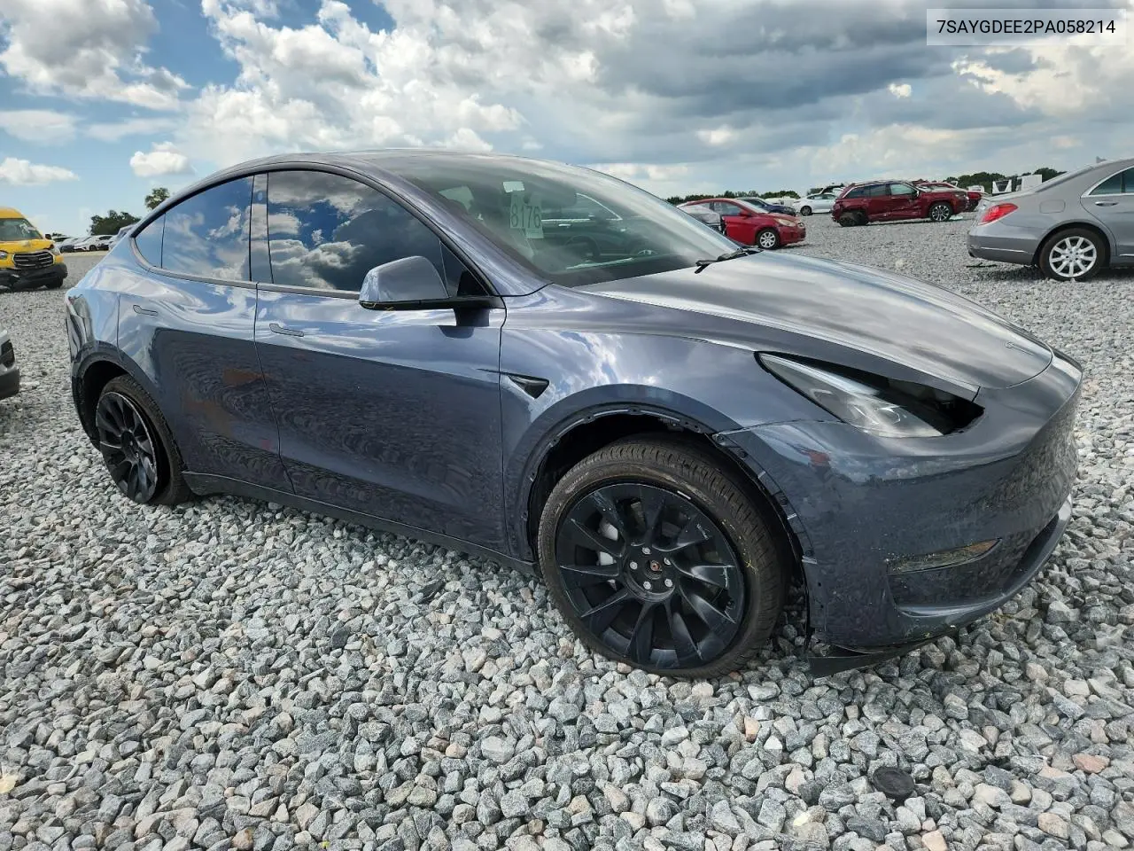 2023 TESLA MODEL Y VIN 7SAYGDEE2PA058214 — фото 4