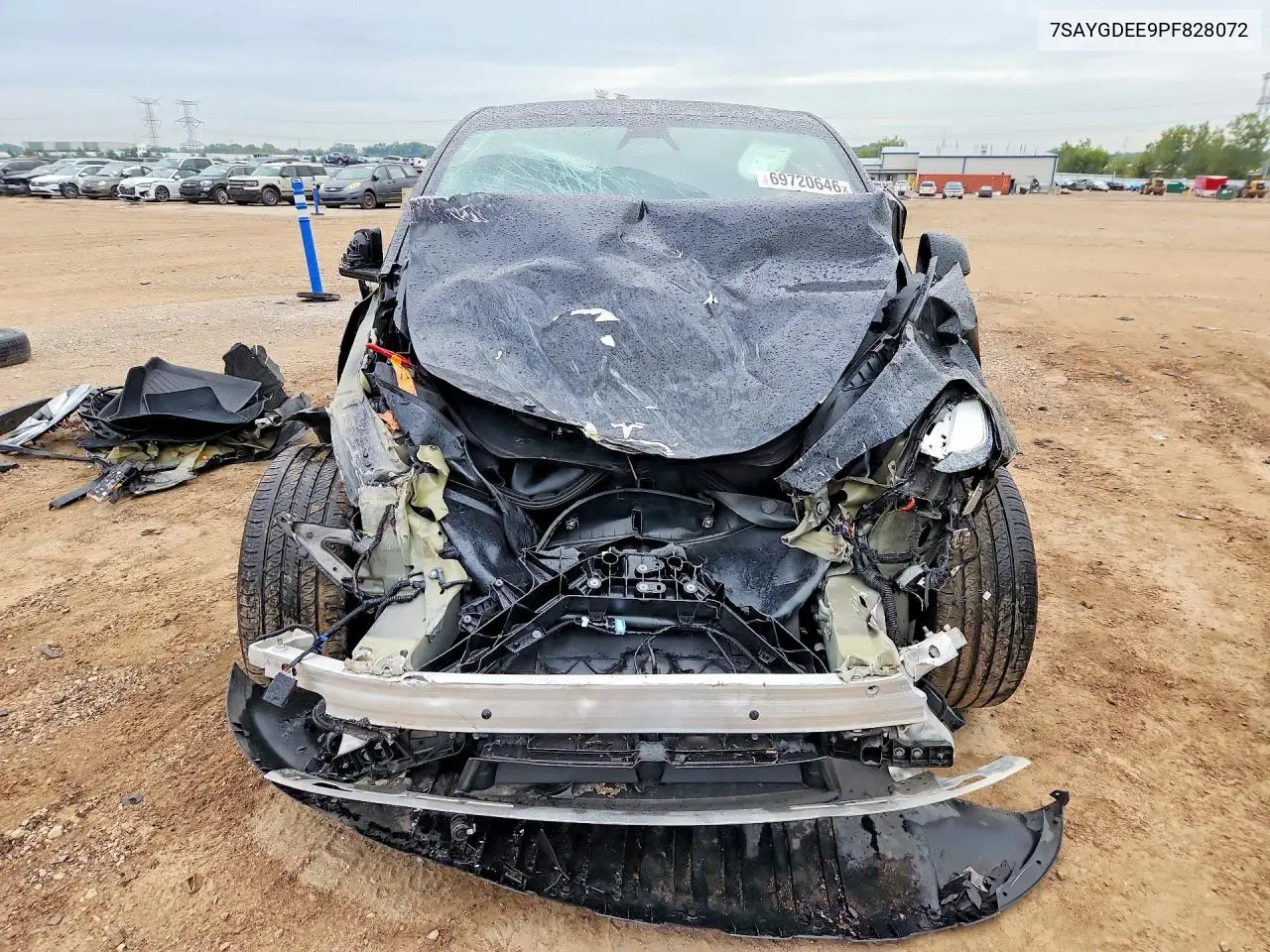 2023 TESLA MODEL Y VIN 7SAYGDEE9PF828072 — фото 5