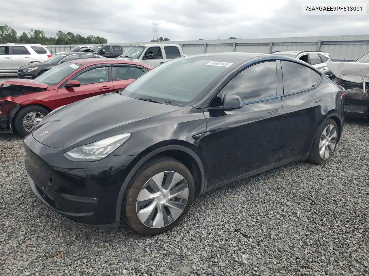 TESLA MODEL Y 2023, VIN 7SAYGAEE9PF613001