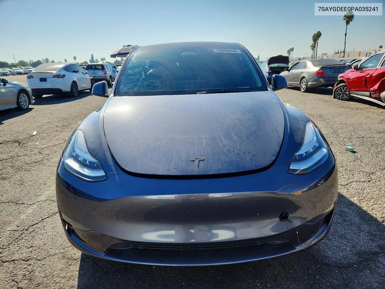 2023 TESLA MODEL Y VIN 7SAYGDEE0PA035241 — фото 5