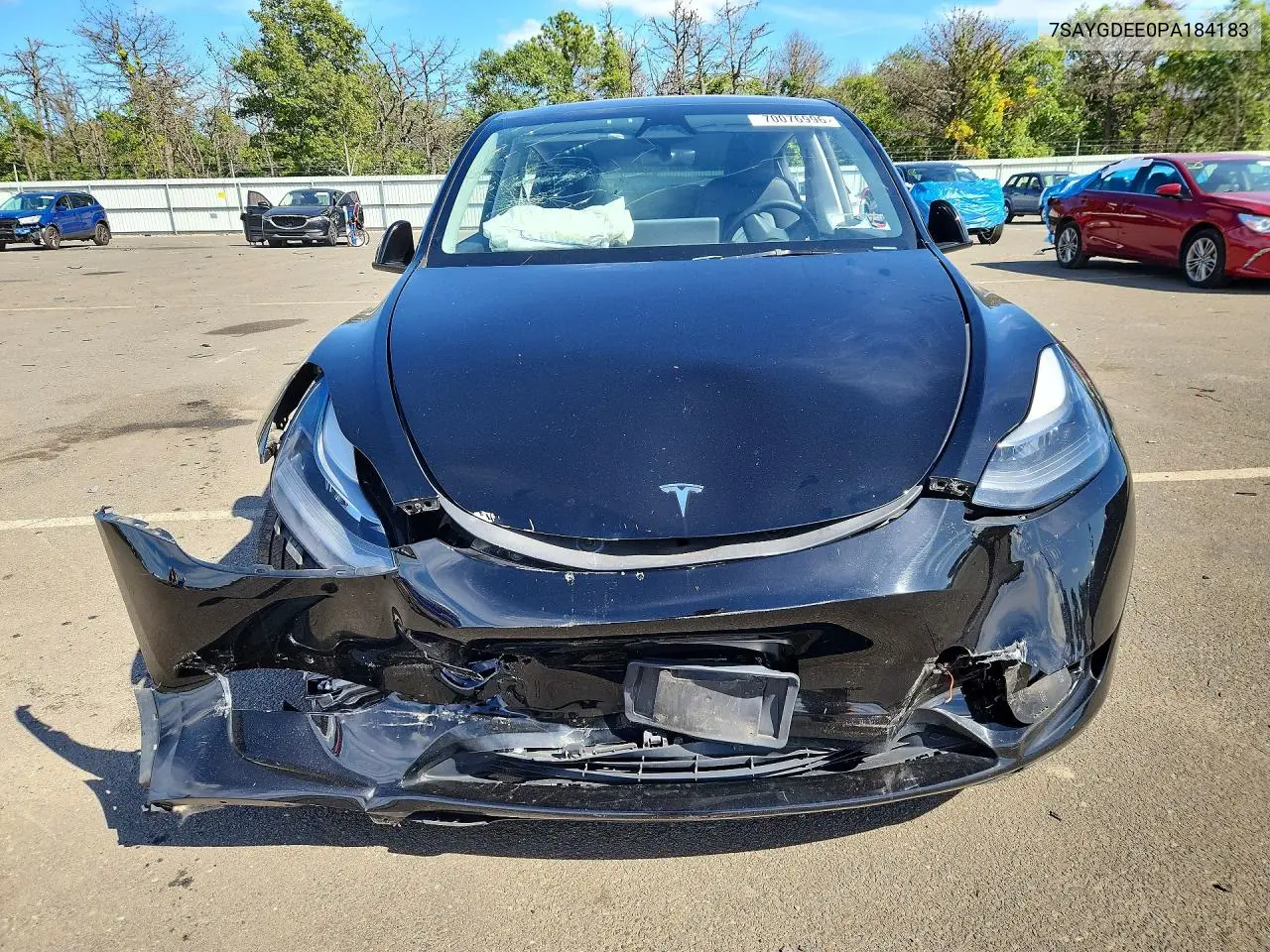 2023 TESLA MODEL Y VIN 7SAYGDEE0PA184183 — фото 5
