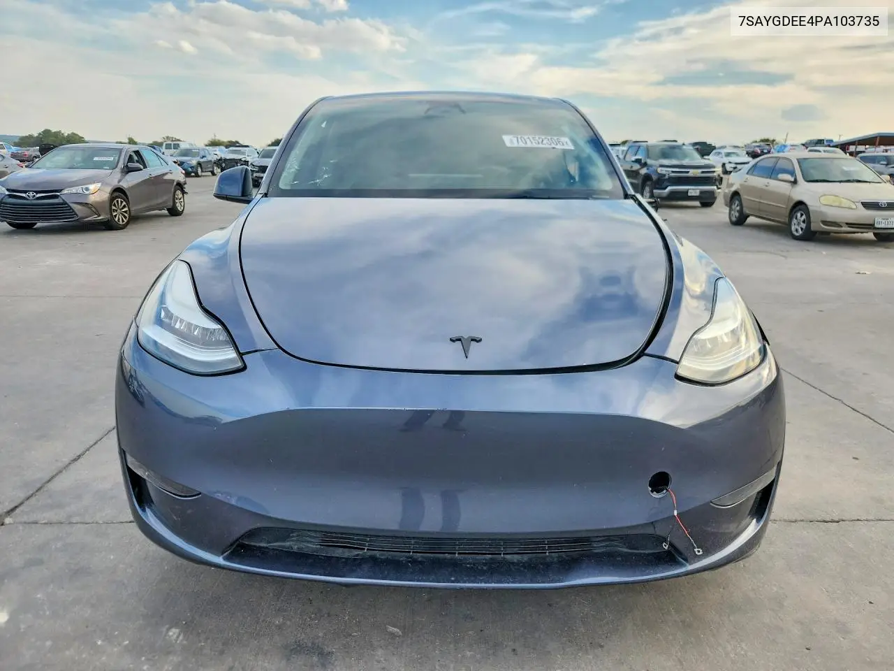 2023 TESLA MODEL Y VIN 7SAYGDEE4PA103735 — фото 5