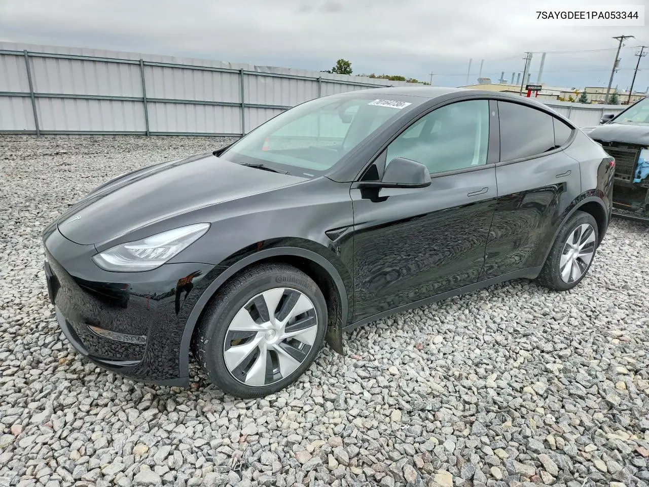 TESLA MODEL Y 2023, VIN 7SAYGDEE1PA053344