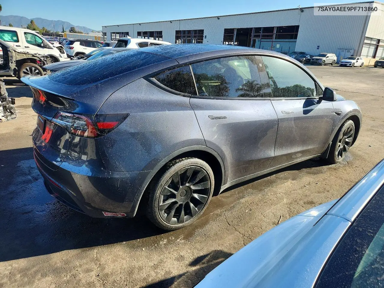 2023 TESLA MODEL Y VIN 7SAYGAEE9PF713860 — фото 3