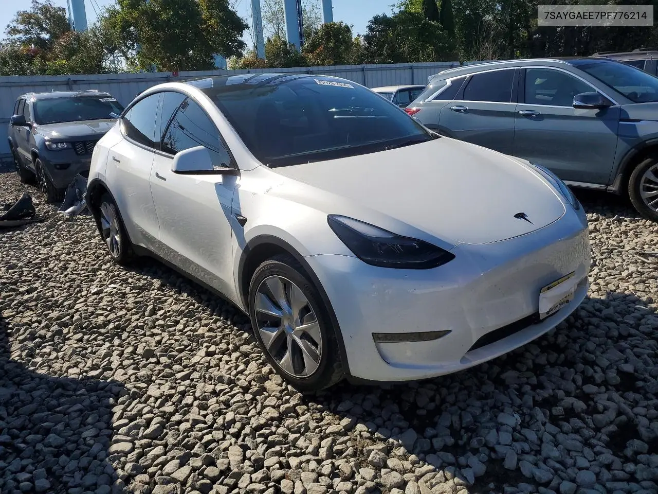 2023 TESLA MODEL Y VIN 7SAYGAEE7PF776214 — фото 4