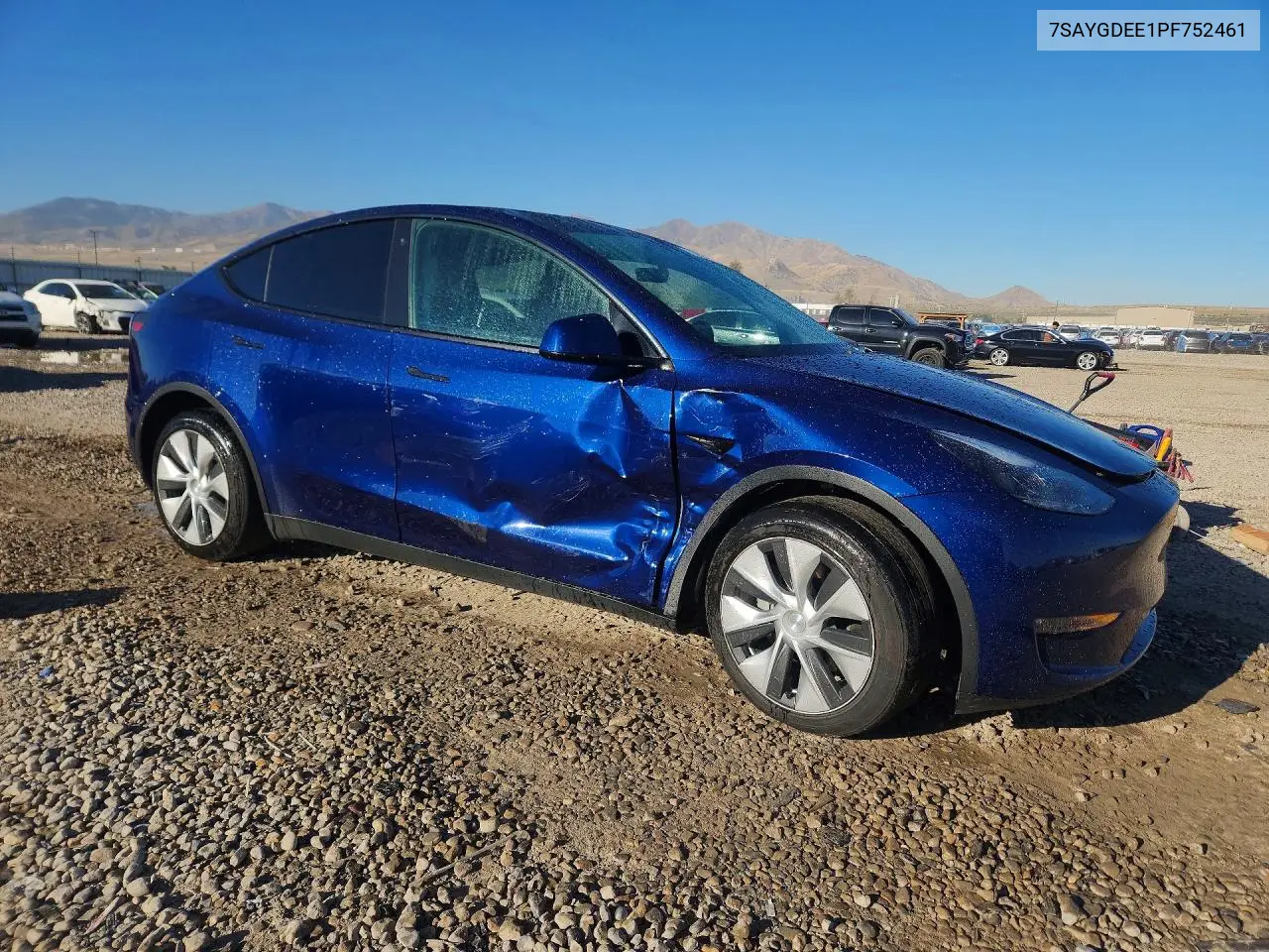 2023 TESLA MODEL Y VIN 7SAYGDEE1PF752461 — фото 4