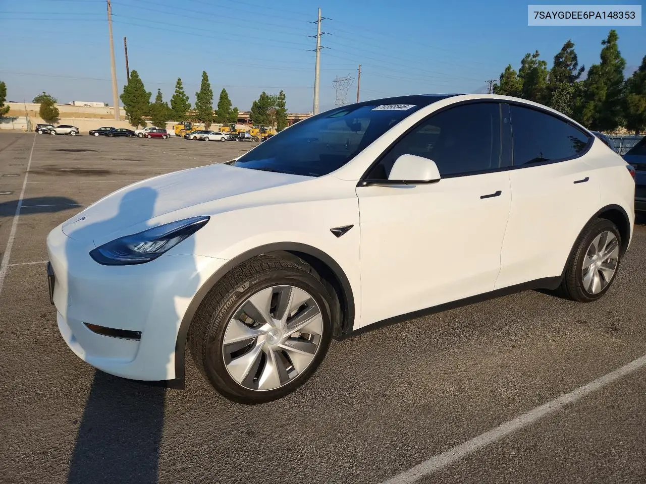 TESLA MODEL Y 2023, VIN 7SAYGDEE6PA148353