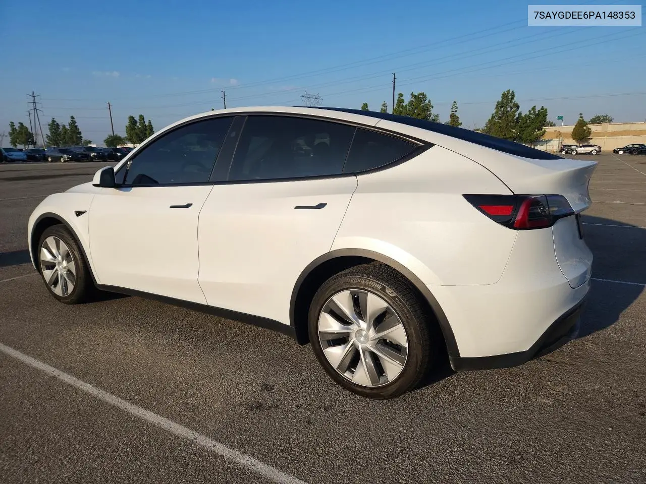 2023 TESLA MODEL Y VIN 7SAYGDEE6PA148353 — фото 2